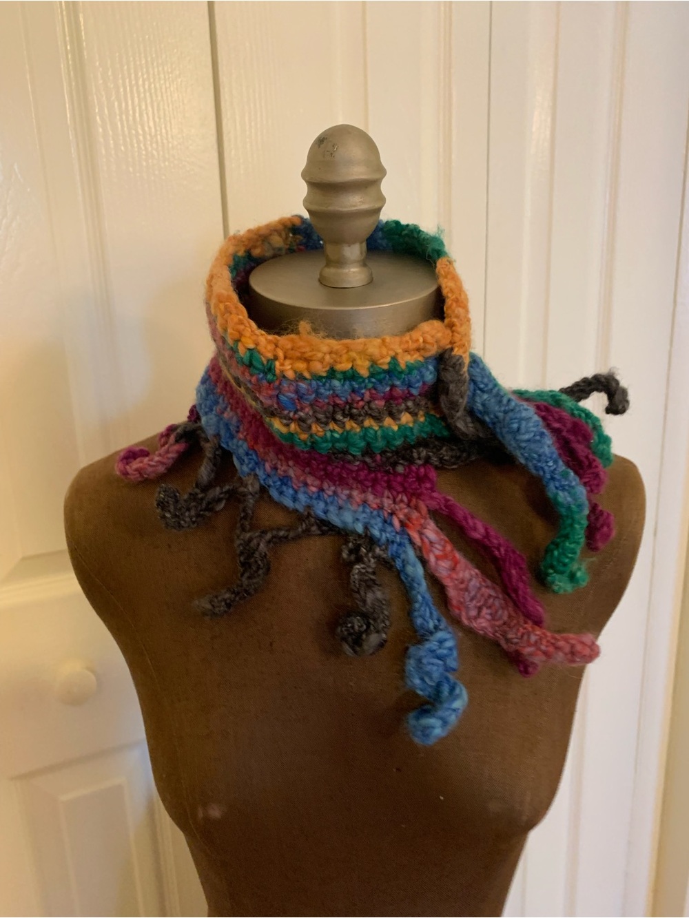 Handcrafted Multicolor Crochet Neck Warmer - Women Accessories
